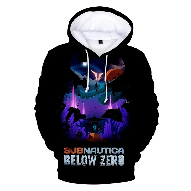 

Fashion 3D Game Subnautica Below Zero Printing New In Hoodies & Sweatshirts Children Hipster Tracksuits Women Winter Hoodie Tops