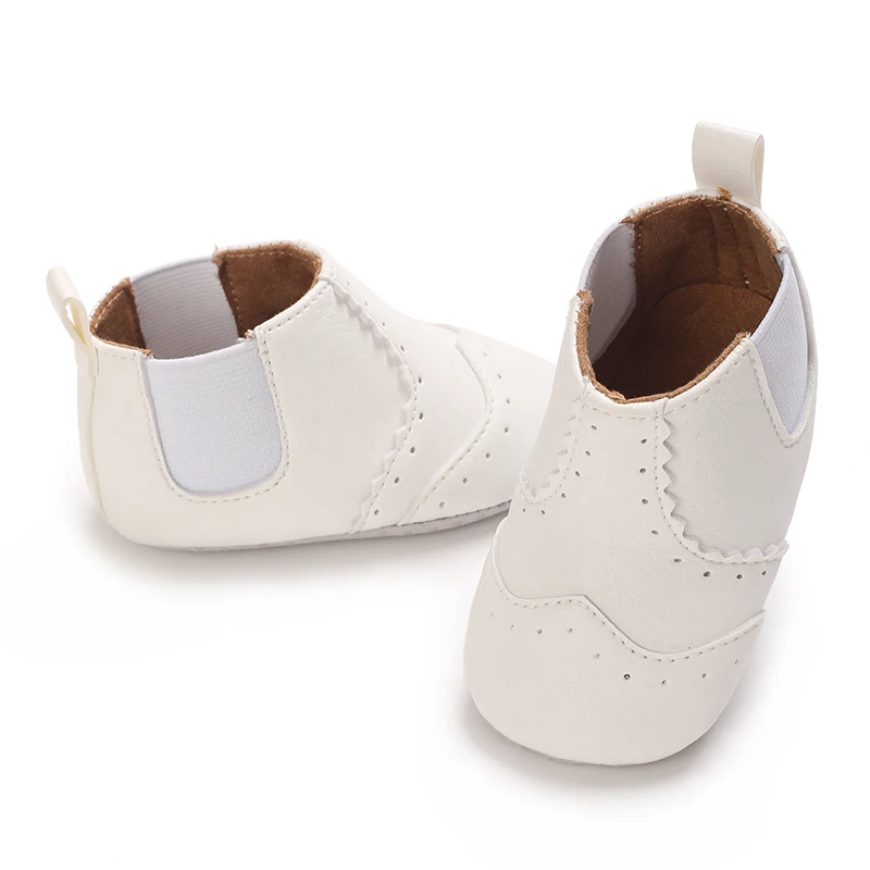 0-18M Newborn Baby Shoes Themed Solid color Boy Shoes Casual Sneakers Soft Sole Non-Slip Toddler First Walkers 4 Colors