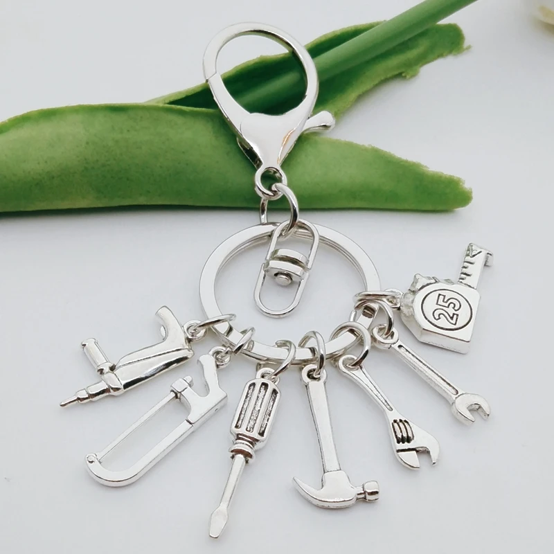 Keychains For Men Car Bag KeyRing Combination Tool Portable Mini