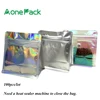 100pcs 4oz 8oz 16oz Aluminum Foil Wholesale Plastic Packaging Holographic Mylar Food Bags with Zipper Coffee Bean Roast Bag 1
