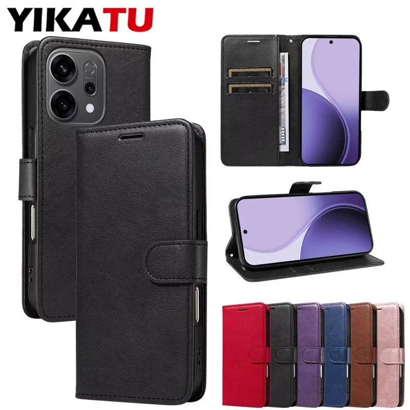 Leather Wallet Phone Case with Flip Cover