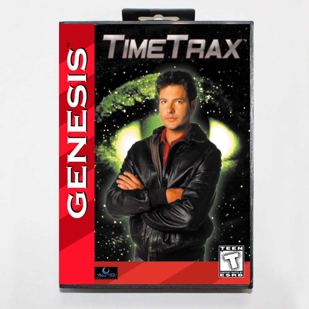 

Игровая карта Time Trax MD с американской коробкой на заказ для 16-битной консоли Sega Megadrive Genesis