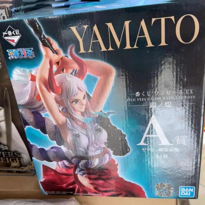 Bandai Original One Piece Ichiban Kuji Ex Collection Yamato Ulti Black Maria Anime Figures Toys Limited Gifts