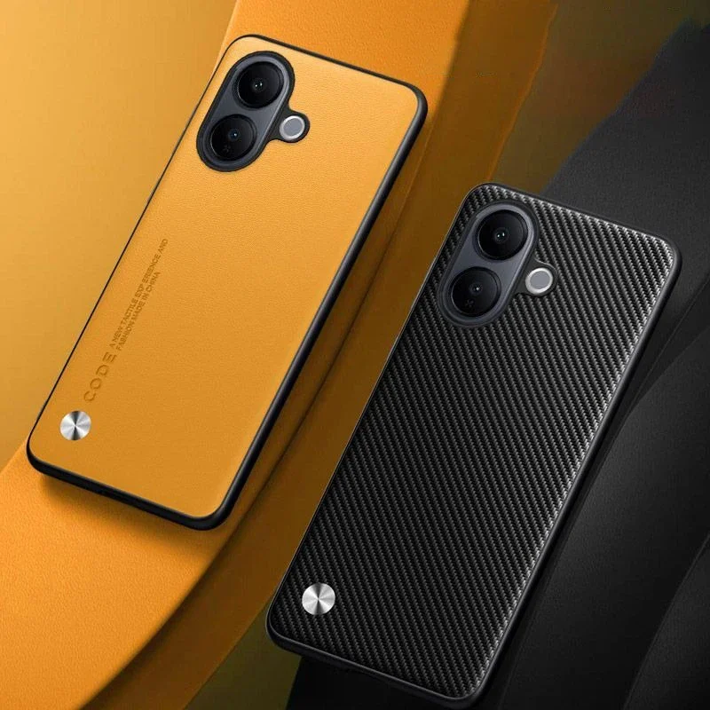 Enhanced PU Leather Protective Phone Case with Silicone Back Cover and Full Camera Protection