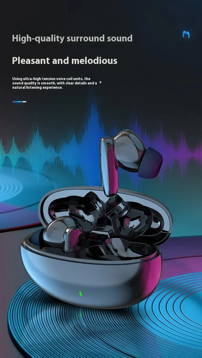 Wireless Bluetooth Earbuds With Mic And Touch Control System_voghion.com