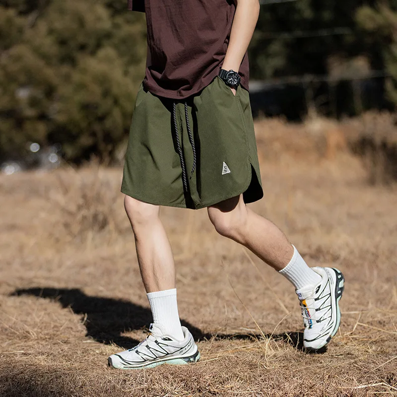 Уличные свободные шорты с вышивкой