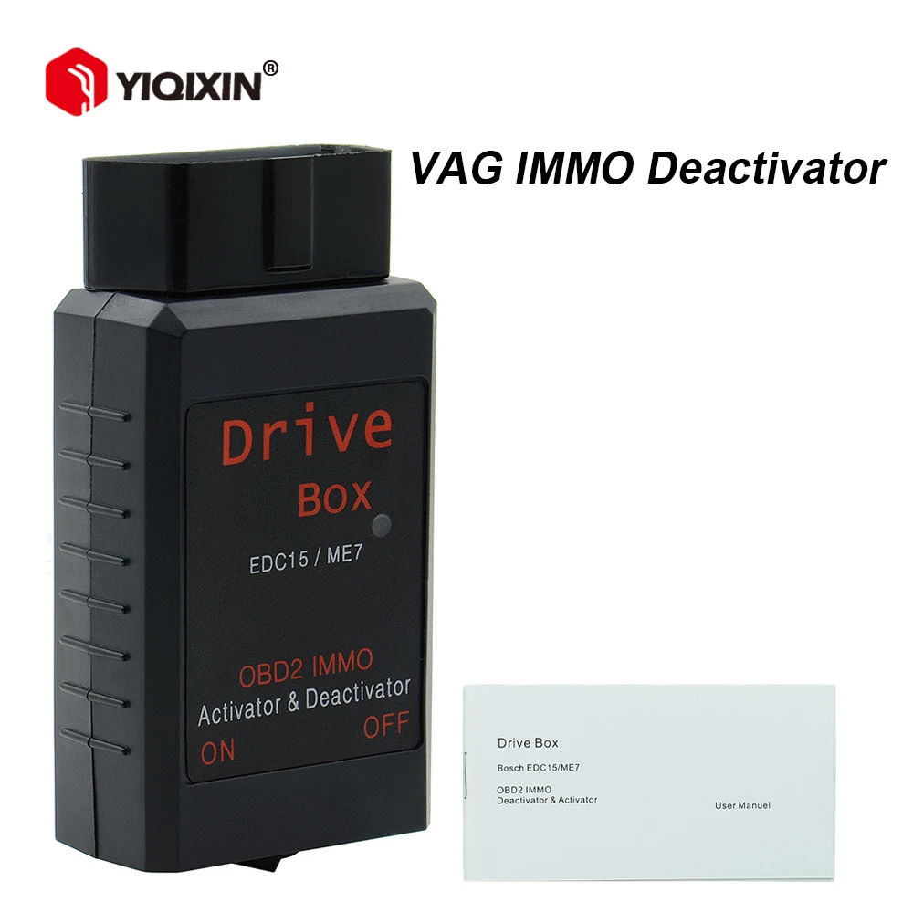VAG 드라이브 박스 OBD 2 OBD2 이모빌라이저 IMMO 탈활성화 장치, 폭스바겐 아우디 테스터 EDC15/ME7 VAG IMMO 탈활성화 장치