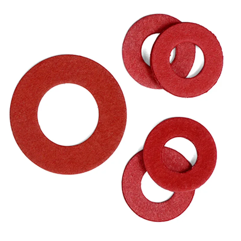 20/50/100pcs M2 M2.5 M3 M3.5 M4 M5 M6 M7 M8 M10 M12 Insulation Plain Gasket Ring Red Steel Paper Fiber Insulating Flat Washer stainless steel washers,washer gasket set,washer gasket,carbon steel washers,silicone o ring washer,retaining ring washer,washer seal set,rubber washer