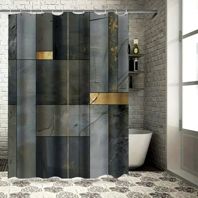 Luxury Marble Shower Curtain 1