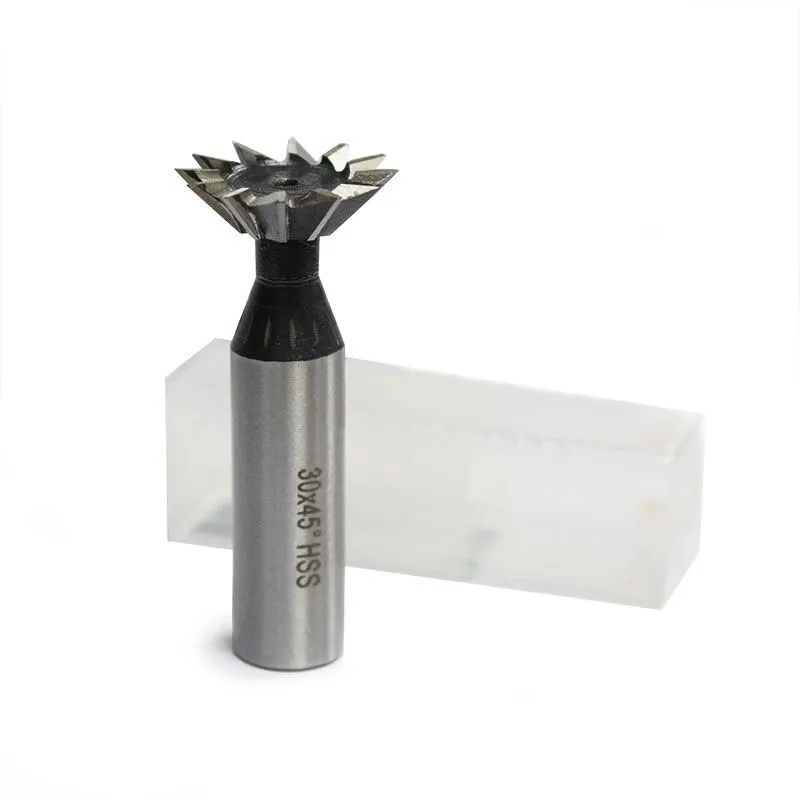 End Mill Cutter Dovetail Cutting Tool 60 Degree HSS Milling