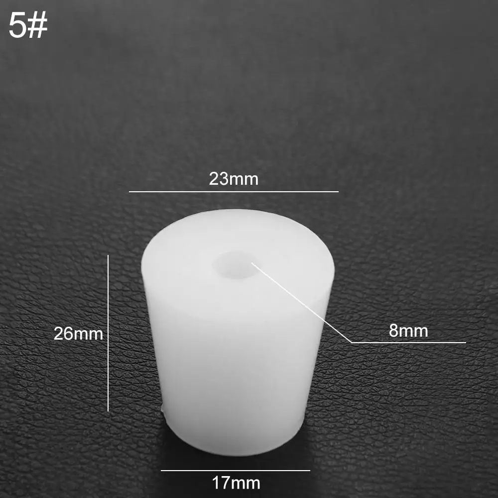 High-Temperature Resistant Wide Mouth Bottle Silicone Conical Bottle Stopper Fermenter Cover Test Tube Silicone Plug