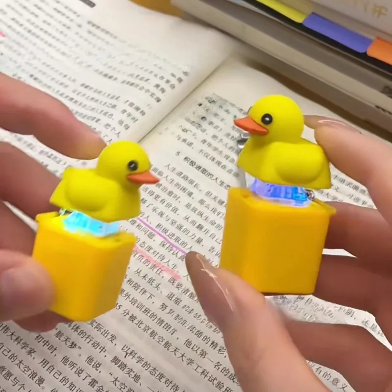 Quacky Duck Key Chain for Keyboards Sound Effects Stress Reliever Keycaps That Quack Key Board Clicker Button Sensory Toy fidget toy sensory fidget toy anti stress toy keychains key rings