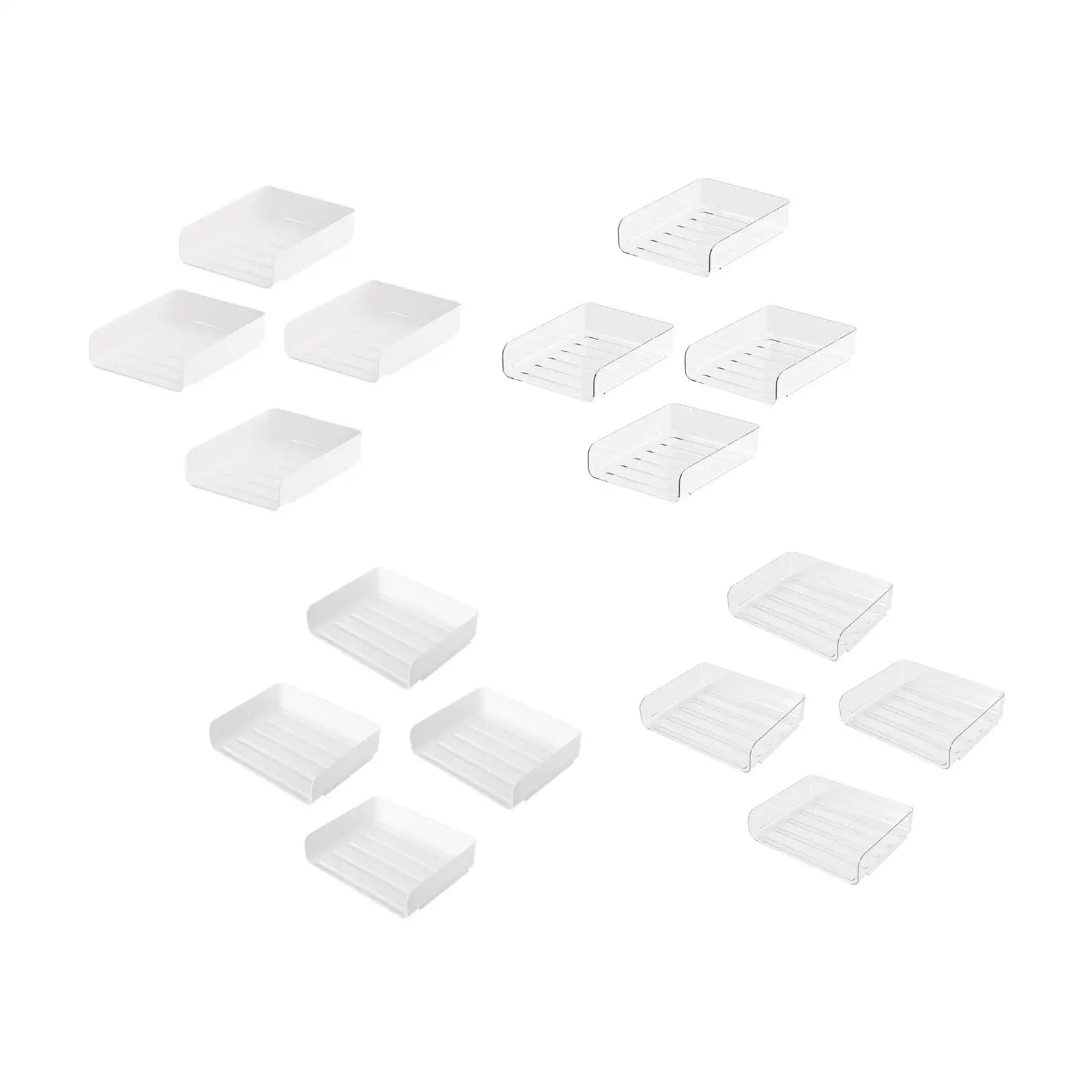 

4 шт., бумажные подносы для офиса и дома