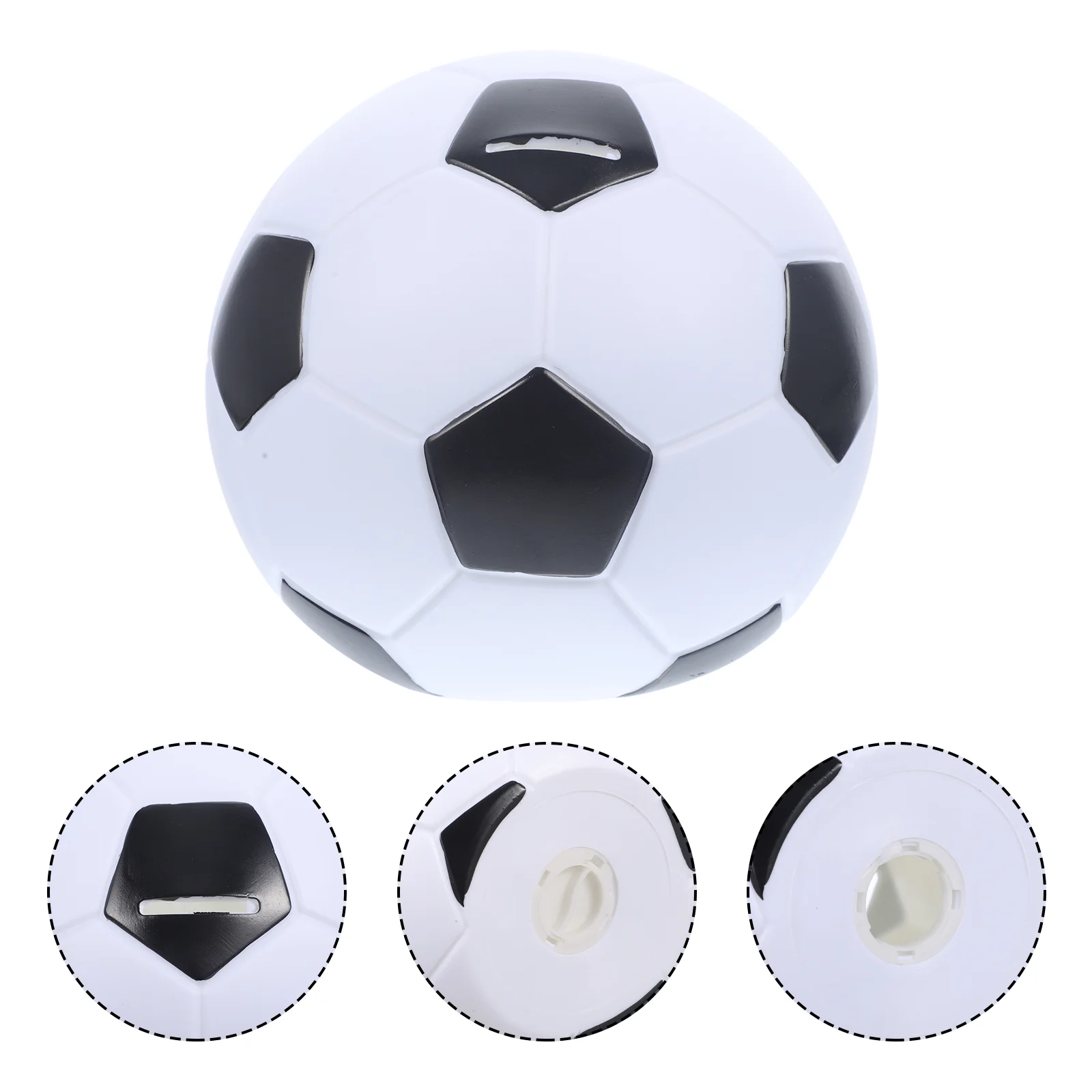 Soccer Piggy Bank Football Money Box Vinyl Coin Jar For Kids Adults Toy Change Bank Storage Container Savings CanISTER 2