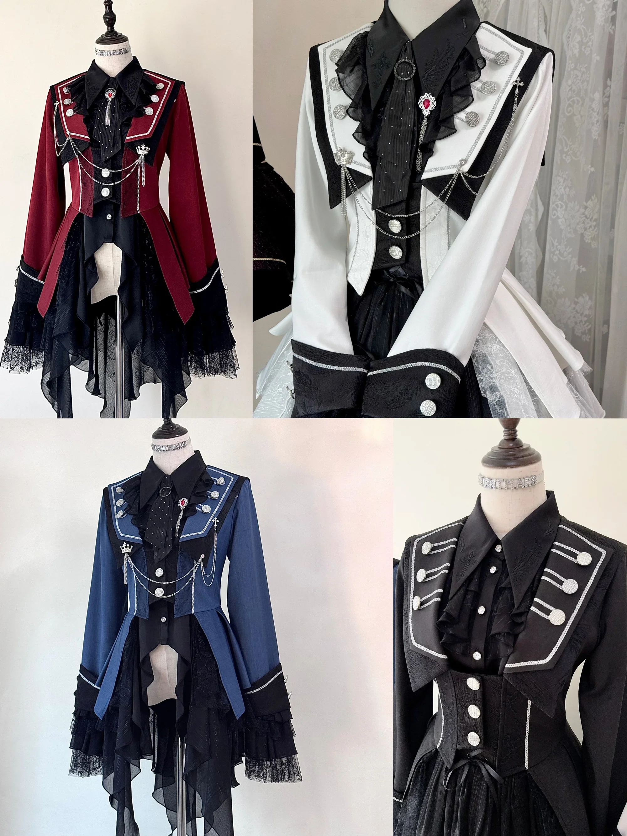 - Raven Crown &middot; Gothic Classic West Fantasy Army LO Knight Suit Long Skirt Pants Set by SilentMars Pre-order 3 months