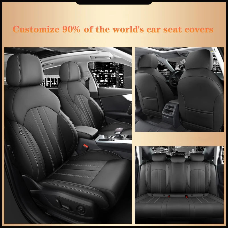 

Custom Leather Car Seat Covers For Bmw F10 E46 E39 F11 F40 Z4 G20 X5 X3 X1 F44 Waterproof High Quality Auto Interior Accessories