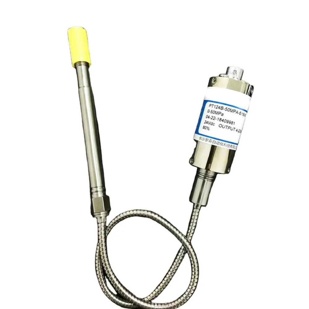 

PT124-50MPa-M14x1.5+PS20 High Temperature Melt Pressure Sensor 2mV/V Intelligent Digital Pressure Gauge