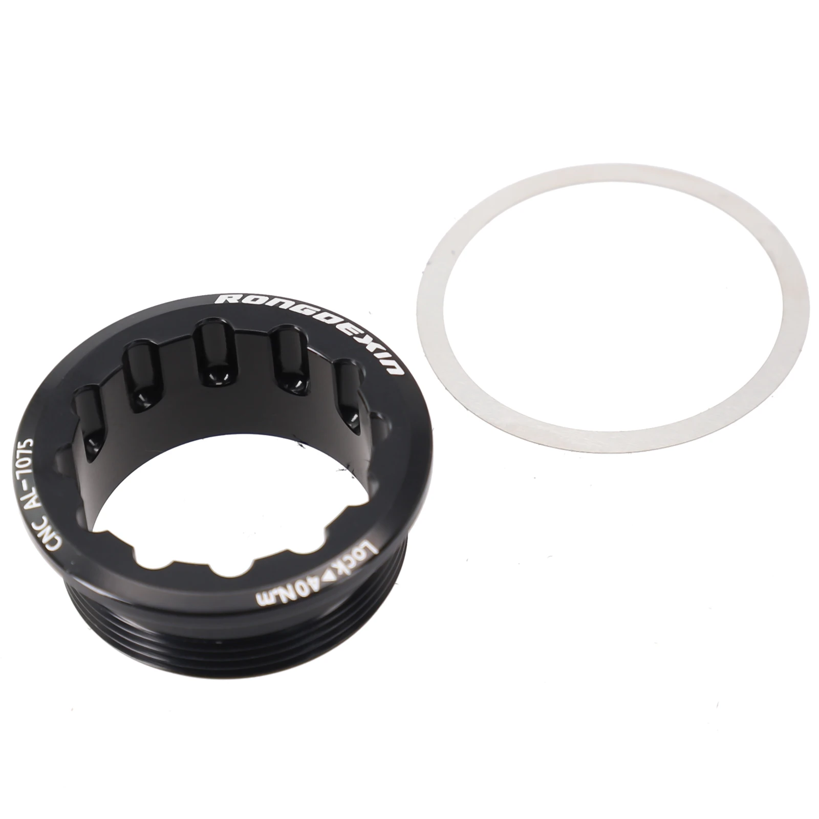 

Bike Bicycle Freewheel Lock Cover Lock MS Mountain Bike 12 Speed Aluminum Alloy Bicycle Black Body Cover Cycle
