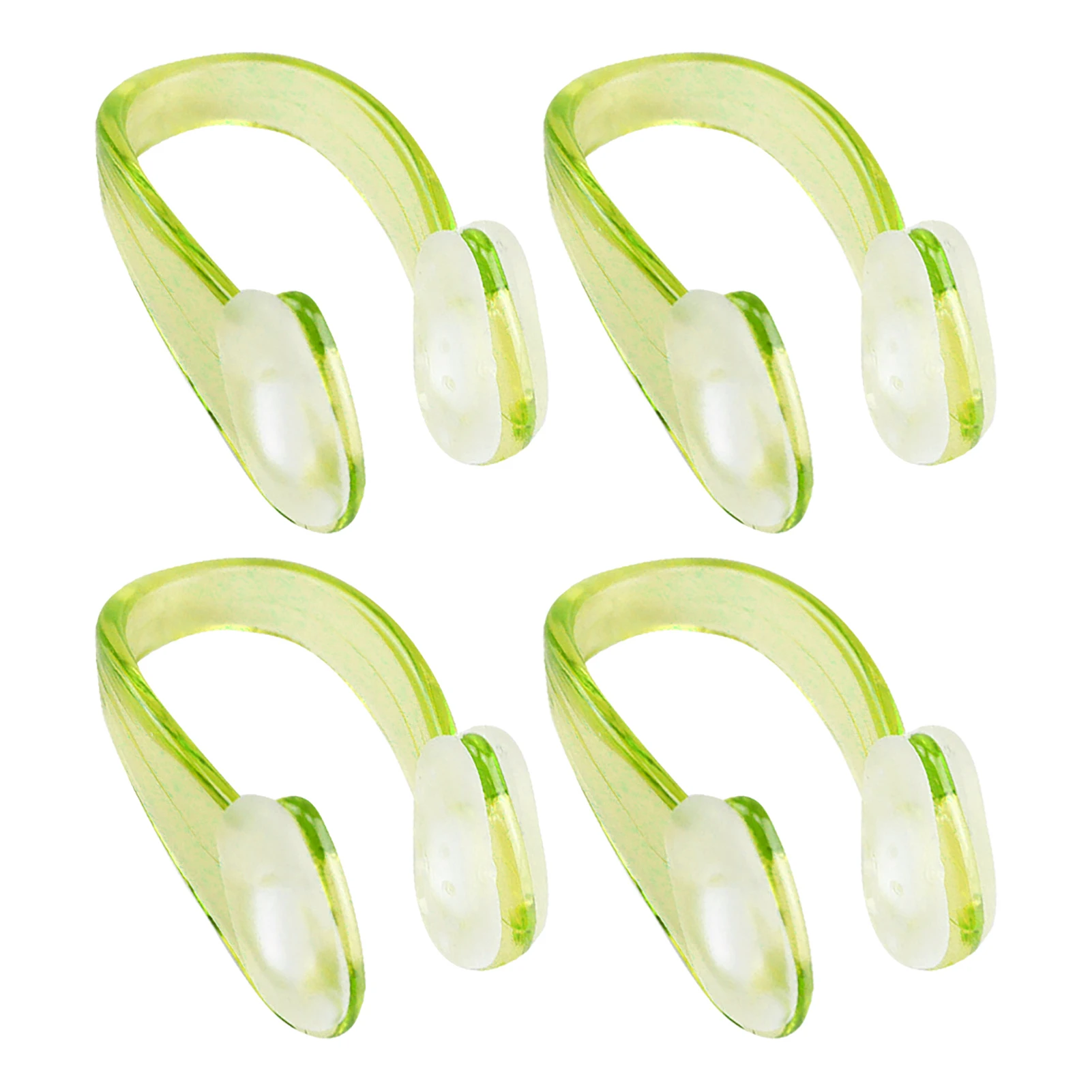 

4pcs Adult Children Protective Gear Waterproof Practical Non Slip Soft Ergonomic Water Sports Swimming Nose ClipDiving