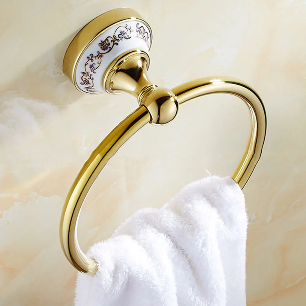 Zinc Alloy Flexible 180&deg; Rotation Wall Mount Towel Rack Adapt To Needs Wide Application Premium B
