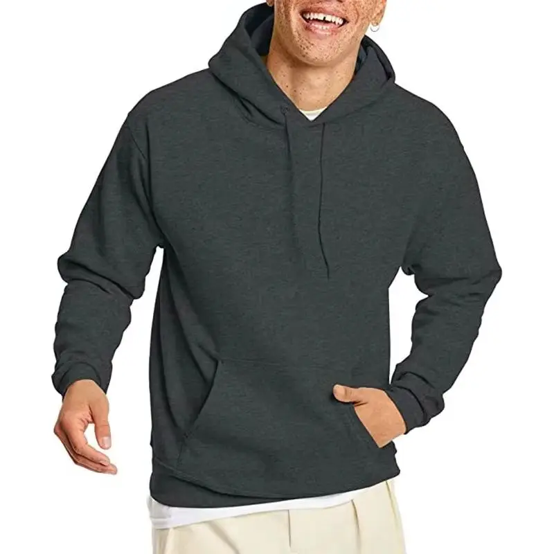 Men's Hoodies Women Pullover Spring Autumn Casual Hoodie Sweatshirts Solid Color Hoodies Oversize Black Sweatshirt For Male - 6