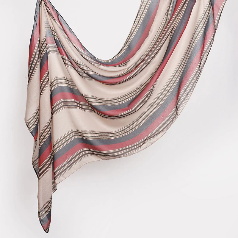 Watercolour Floral Shawl Scarf Muslim Modal Jersey Hijab Scarf Women Plain Soft Turban Tie Head Warps Headband Scarf