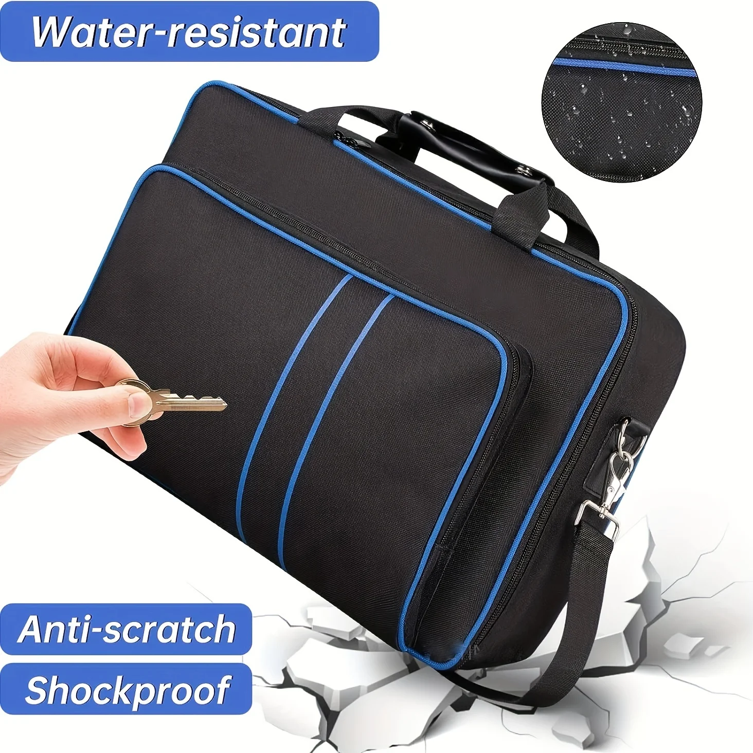 Carrying Case Compatible with PlayStation5 Console Digital/Disk Edition Travel Bag For PS5