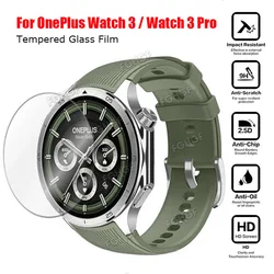 Premium 9H Tempered Glass Screen Protector - Smart Watch Protective Film Cover Accessories for OnePlus Watch 3 (2 pieces)