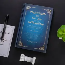 Vintage European Exquisite Notebook - Aesthetic A5 Journal and Magic Book Diary - Ideal Graduation Gift (Blue)
