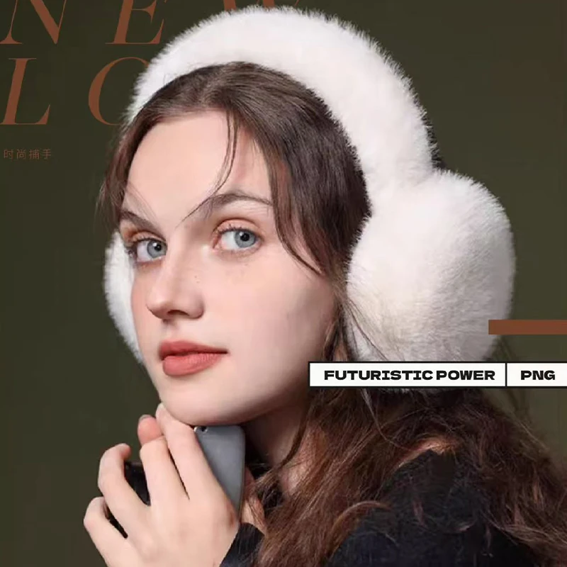 Soft Plush Ear Muffs for Cold Weather Outdoor Use