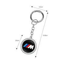 พวงกุญแจโลโก้รถยนต์สำหรับตกแต่งรถยนต์ BMW M E46 E90 E60 F30 G20 X1 X2 X3 X4 X5 X6 X7 i3 i4 i5 i7 M2 G30 สำหรับผู้ชายและผู้หญิง 6