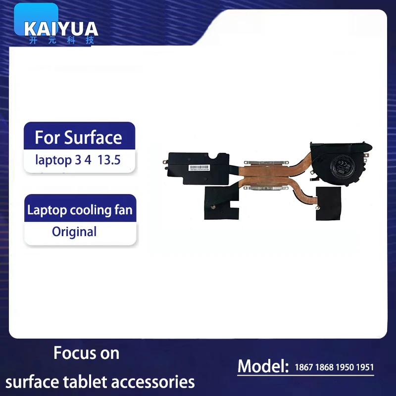 Per Microsoft Surface Laptop 3 4 5 13 "1868 1867 1950 1951 1958 Dissipatore Di Calore E Ventola Ventola Di Raffreddamento Cpu Muslimah