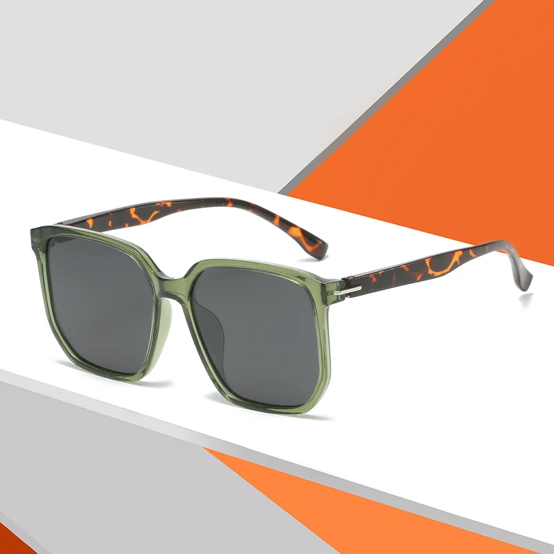 

2022 TR Frame Large Polarized Square Sunglasses Men Women Flat Top UV400