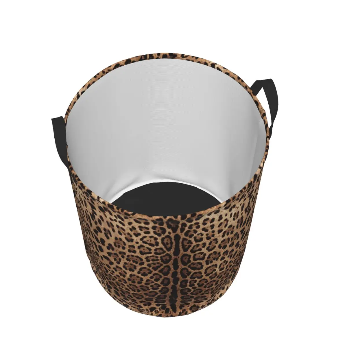 Leopard Print Laundry Basket Collapsible
