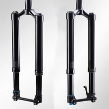 Widelec MTB 27.5 /29er Boost 110x15mm stożkowy rower górski amortyzowany widelec odporność na powietrze tłumienie oleju widelec rowerowy podróż 140mm