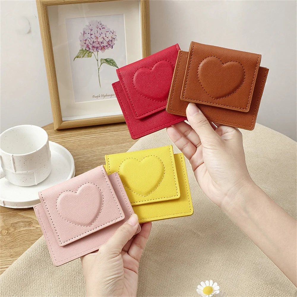 New Women's Wallet Female Short PU Leather Purses Multifunctional Large Capacity Money Bag Fashion Solid Coin Purse for Women