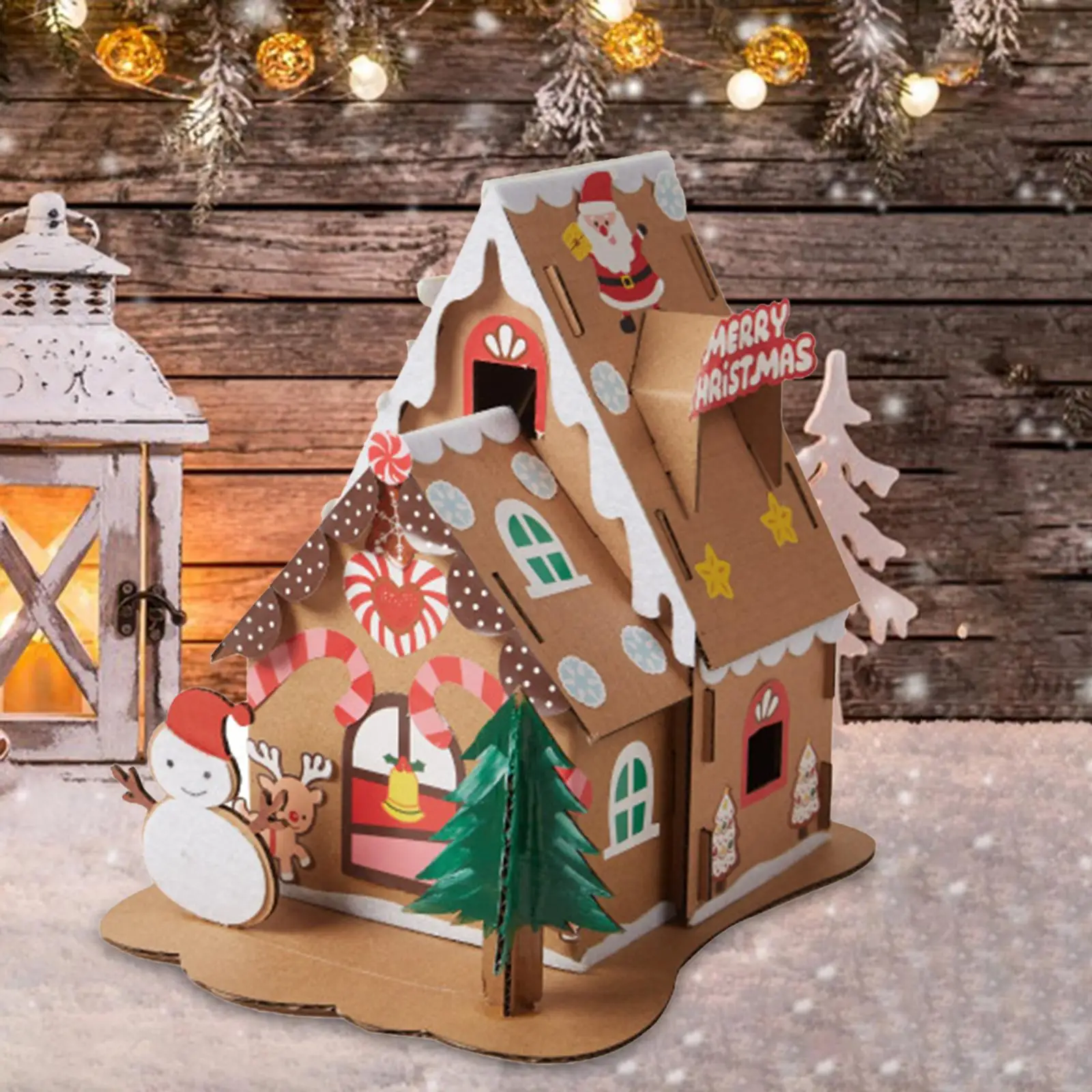DIY Christmas Houses Early Indoor Outdoor Decorations Christmas Craft Houses 4