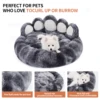 Cozy Comfy Pet Dog Bed Paw Shape Warm Dog Bed Cushion for Your Furry Friend Fluffy Dog Bed Cat Mat Deep Sleeping Warm Thickened 4