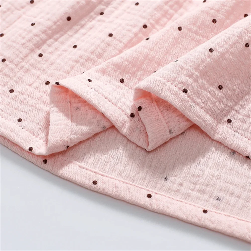 2025 New Summer Children 's Clothing for Kids Baby Girls Cotton Children Casual Clothes Cartoon Bear Dresses