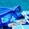 Swimming Goggle Buckle Head Bandana Goggles Adjuster Clip Connector Lock Plastic 2
