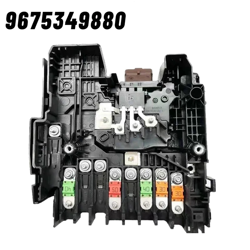 9675349880 Car Battery Manager Parti Del Modulo Di Protezione Della Gestione Dei Fusibili Per Peugeot 308 308S 408 Citroen C4 Picasso 9675350380