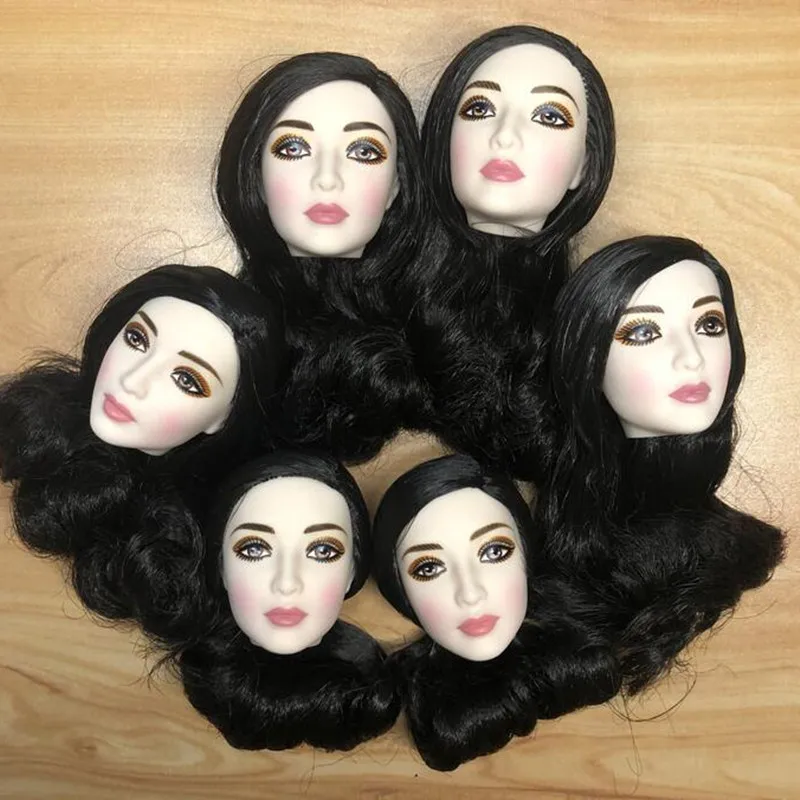 Rare Face Doll Heads Limited Collection 1/6 Barby Doll Parts DIY Doll Accessories Decors Girl Collection Gift Toy Figures