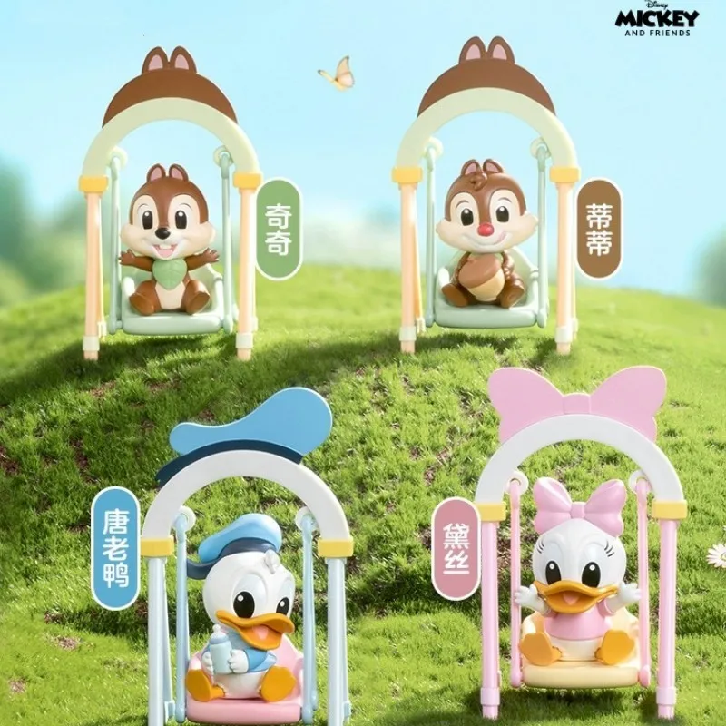 

Disney Микки Маус Дональд Дак серия качели кукла настольное украшение Аниме фигурки героев мультфильма периферия Выпускной кавайные подарки