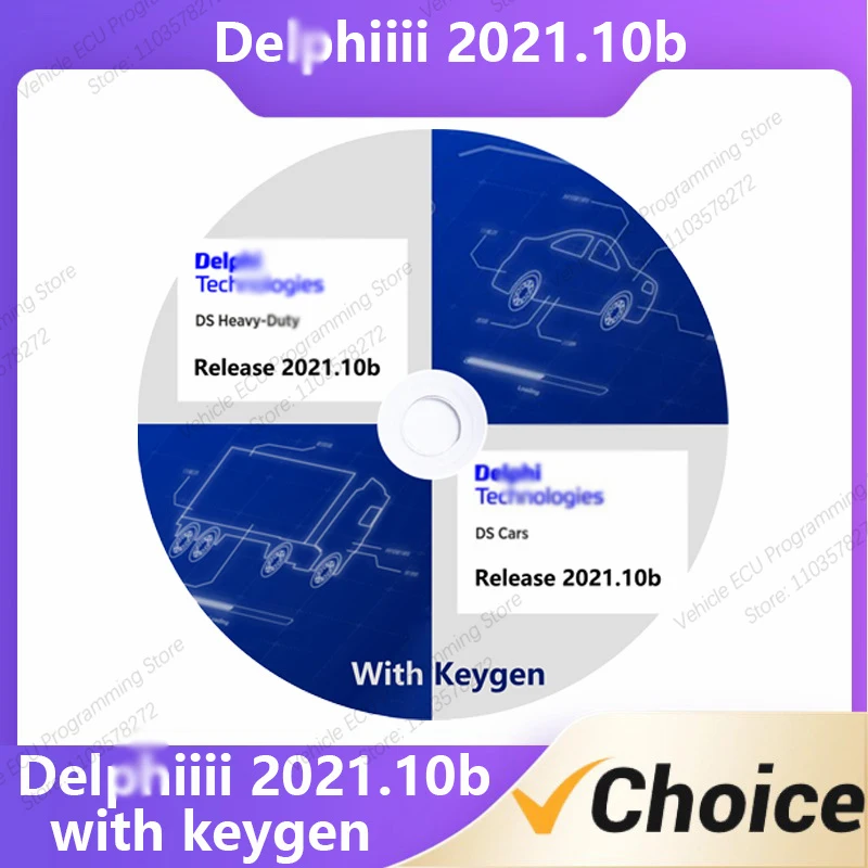 

2024 NEW Software Delp-hiii CD 2021.10b With Keygen Diagnostic code Car Diagnostic Tools OBD Externalequipment Clear fault codes