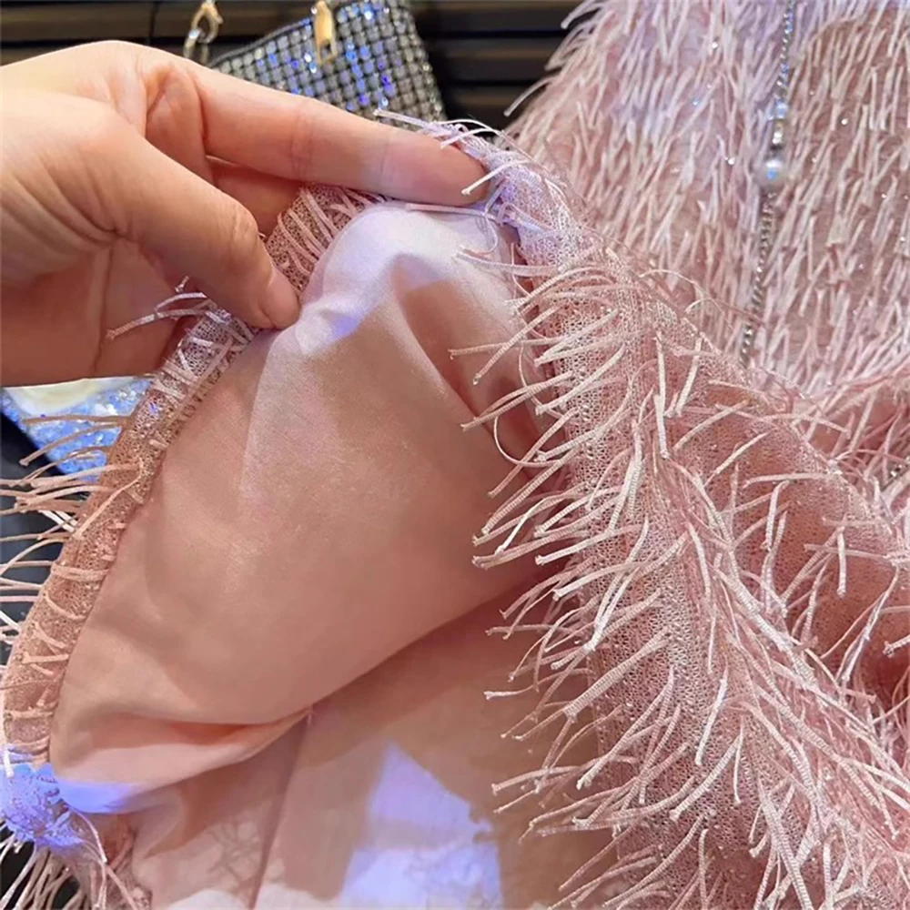 فساتين للفتيات باللون الوردي مع شراشيب، فستان أميرة، ملابس أطفال، زي حفلات، تنورة سهرة، ملابس كرنفال للأطفال من 3-8 سنوات، لأعياد الميلاد