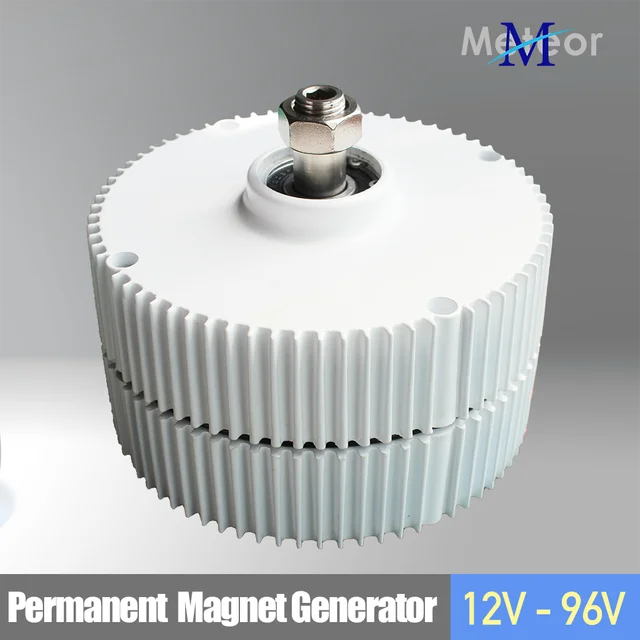 เครื่องกำเนิดไฟฟ้าแม่เหล็กถาวร1000วัตต์1500วัตต์เครื่องกำเนิดไฟฟ้ากังหันลม12โวลต์24โวลต์48โวลต์96โวลต์ 1