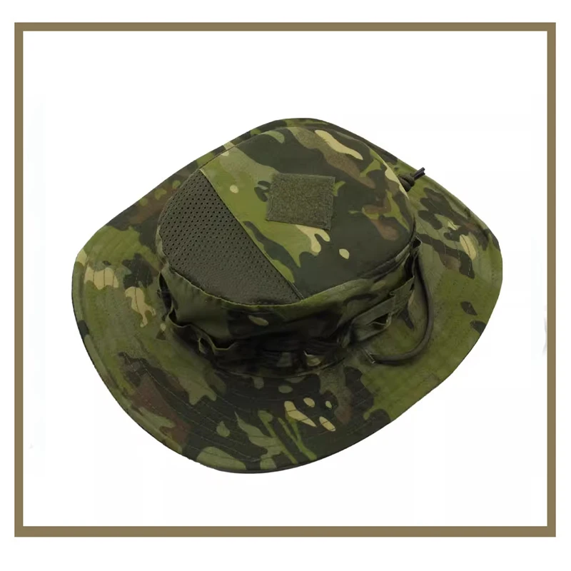 Square Brim Benny Tactical Hat Outdoor Hunting Breathable Ghillie Hat