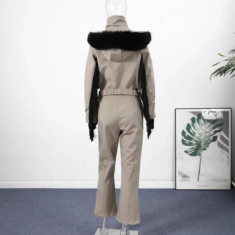 Women One Piece Ski Suit Image 4