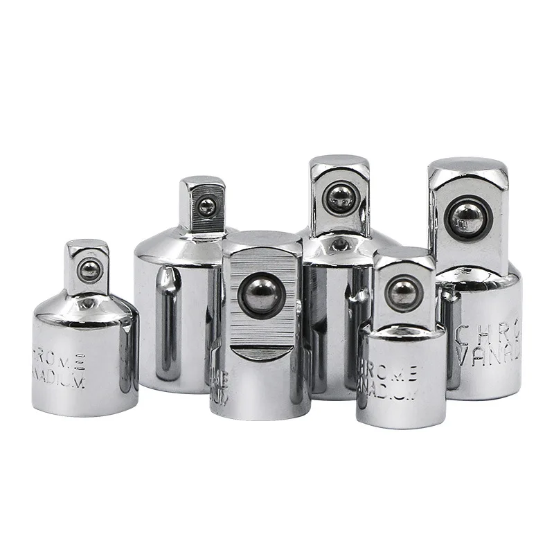 Socket adapter ratchet wrench adapter 1/2 big fly turn 3/8 medium fly turn 1/4 small CR-V chrome vanadium steel socket adapter