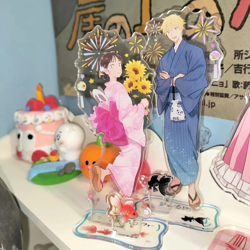 Anime Manga Skip and Loafer Cosplay Stand Model Plate Cute Shima Sousuke Iwamura Mitsumi Acrylic Desk Display Ornament Gifts anime cosplay props anime acrylic stand